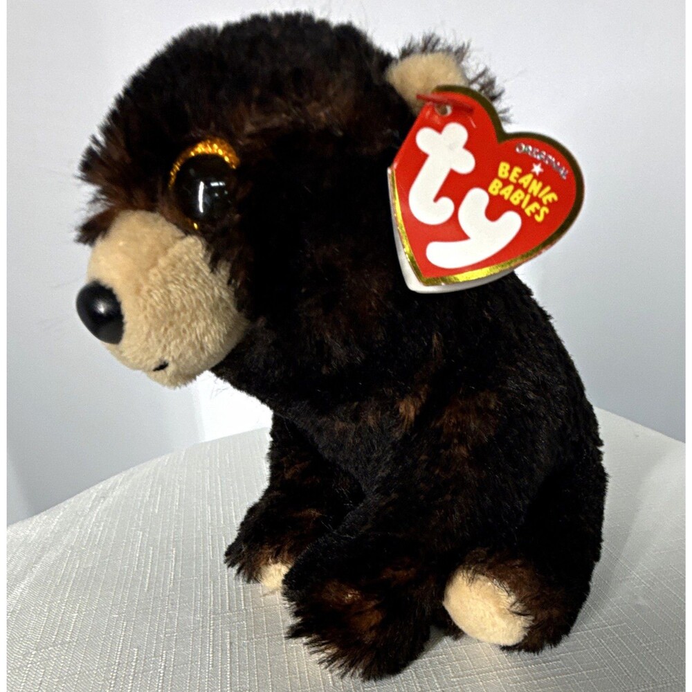 Ty Beanie Babies "Kodi" the Black Bear – 6" Plush Stuffed Animal with Tags (2020